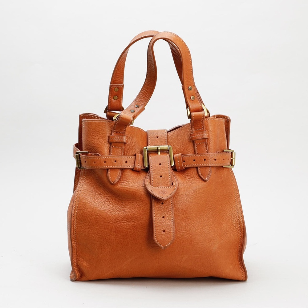 Mulberry Elgin Tote, Oak/Tan Pebbled Leather Handbag